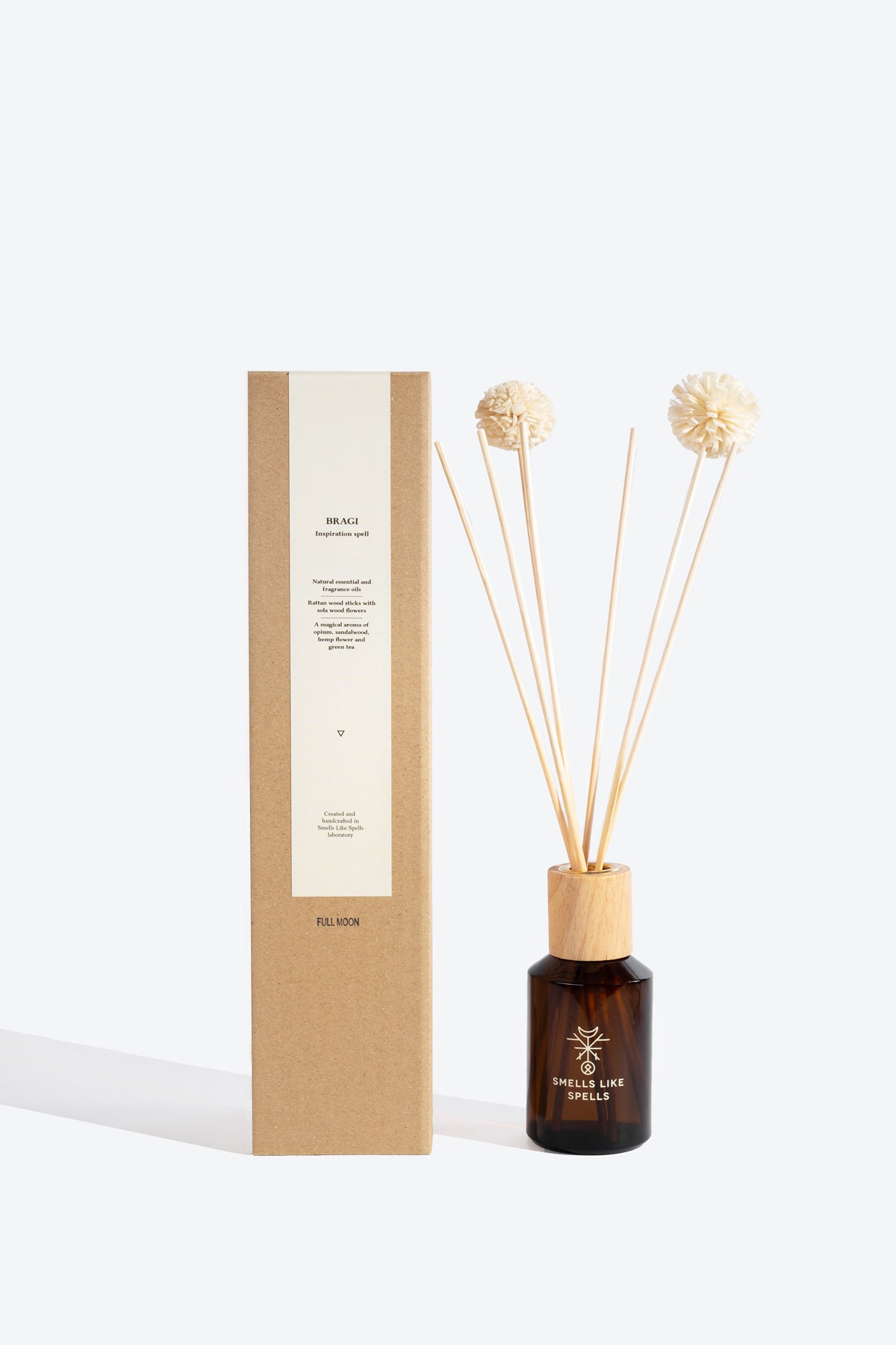 Fragrance Diffuser BRAGI small bottle with rattan sticks