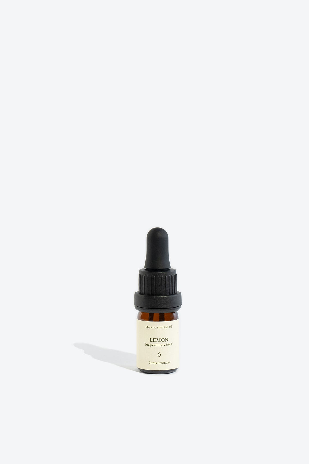 LEMON essential oil bottle with ritual card for aromatherapy