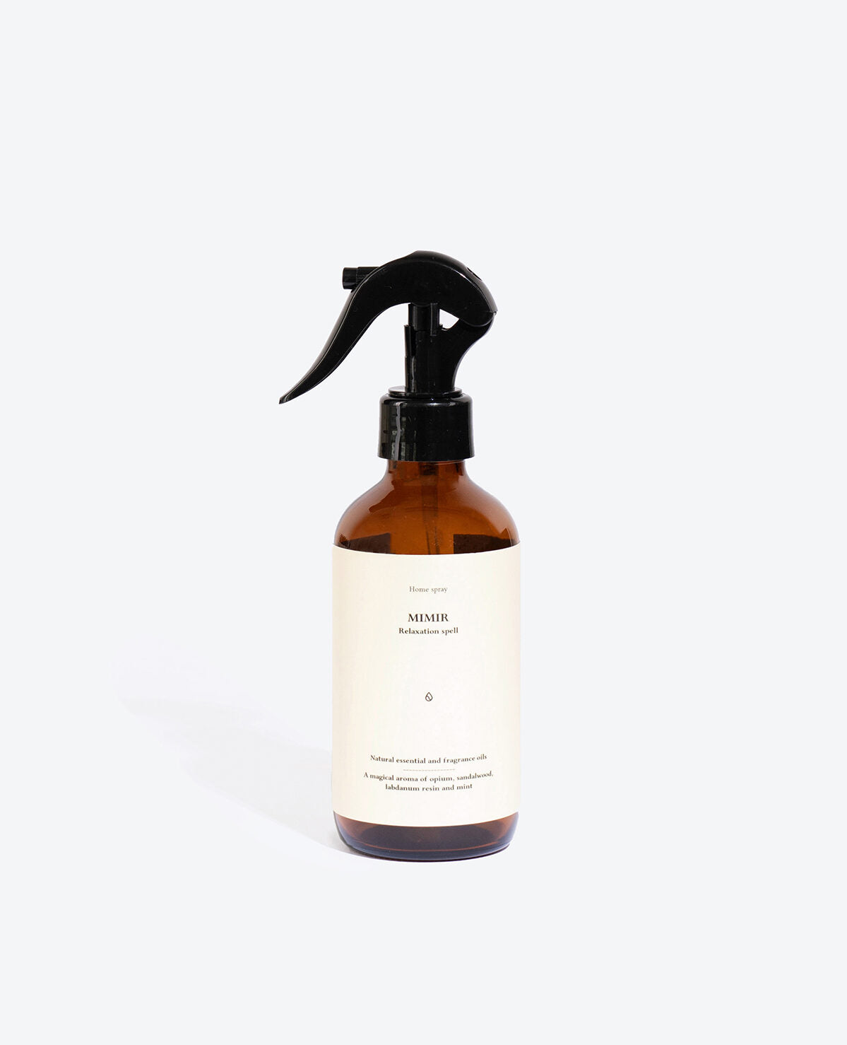 MIMIR home spray beside ritual affirmation card