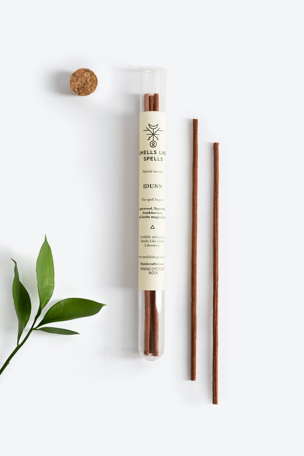 Natural Incense IDUNN sticks, front view
