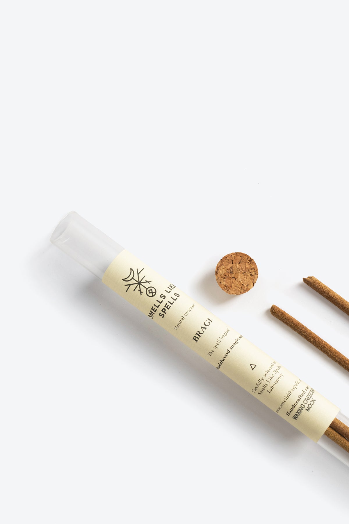 Close-up of Natural Incense BRAGI sticks