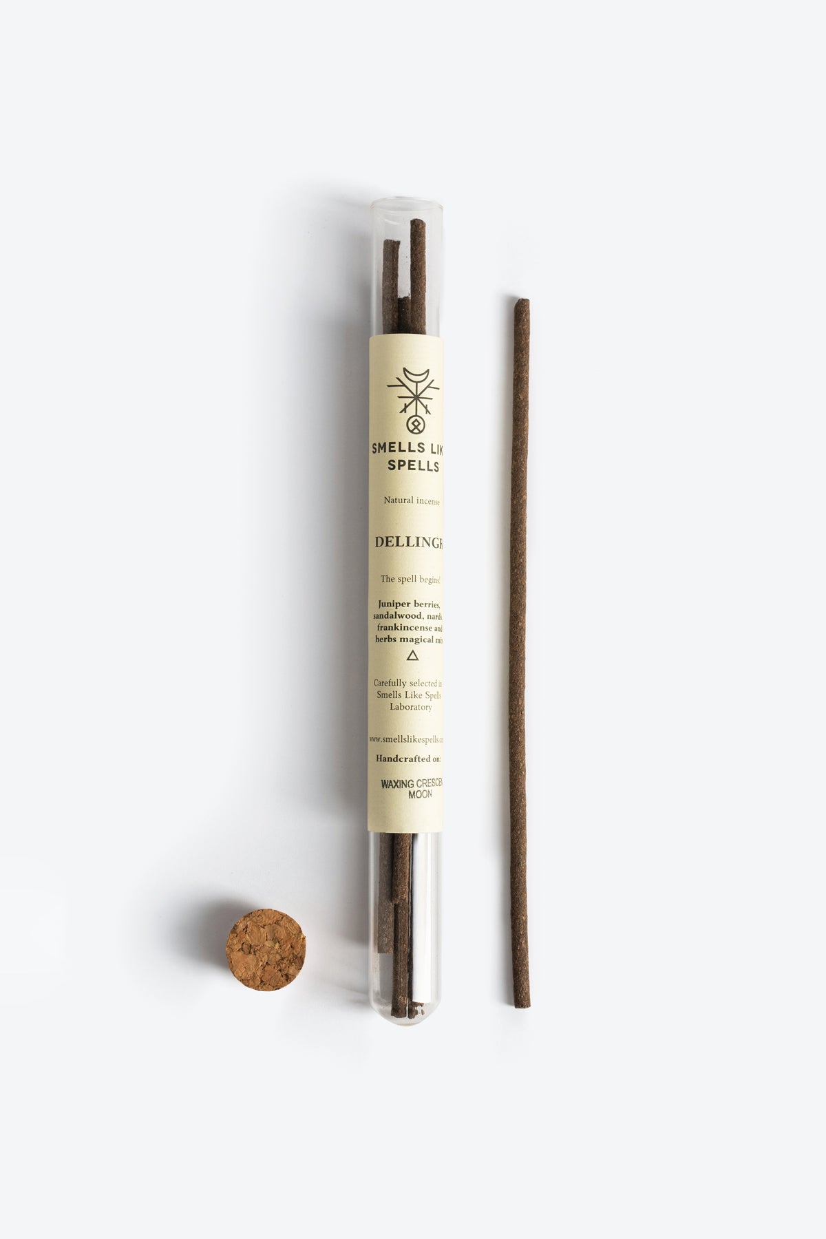 Close-up of Natural Incense DELLINGR sticks