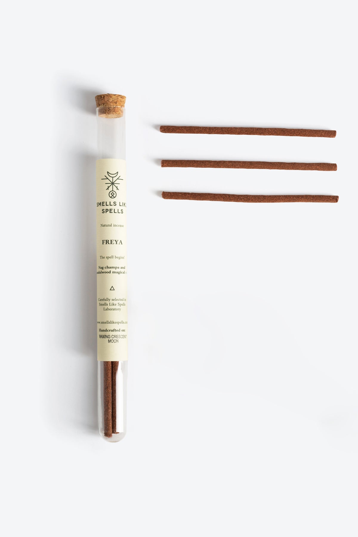 Close-up of Natural Incense FREYA sticks
