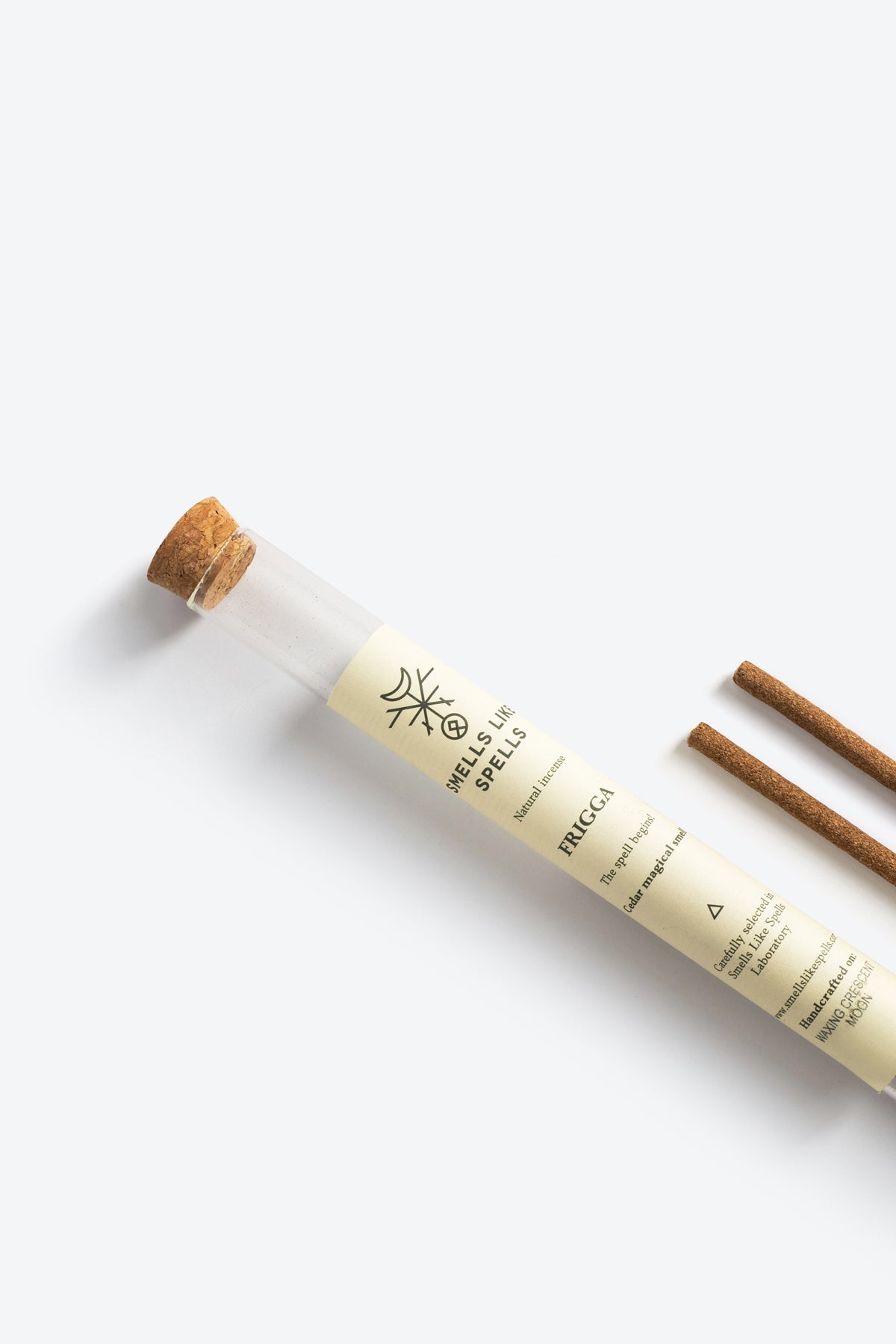 Close-up of Natural Incense FRIGGA sticks