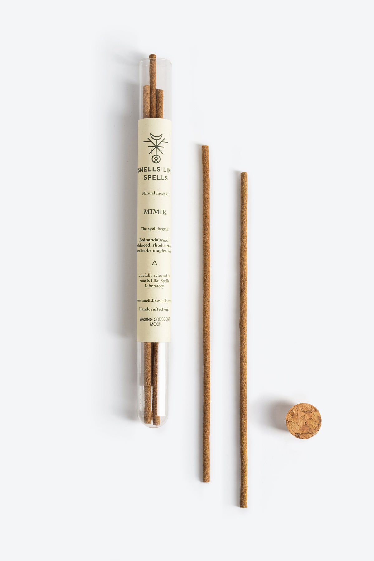 Close-up of MIMIR incense stick texture