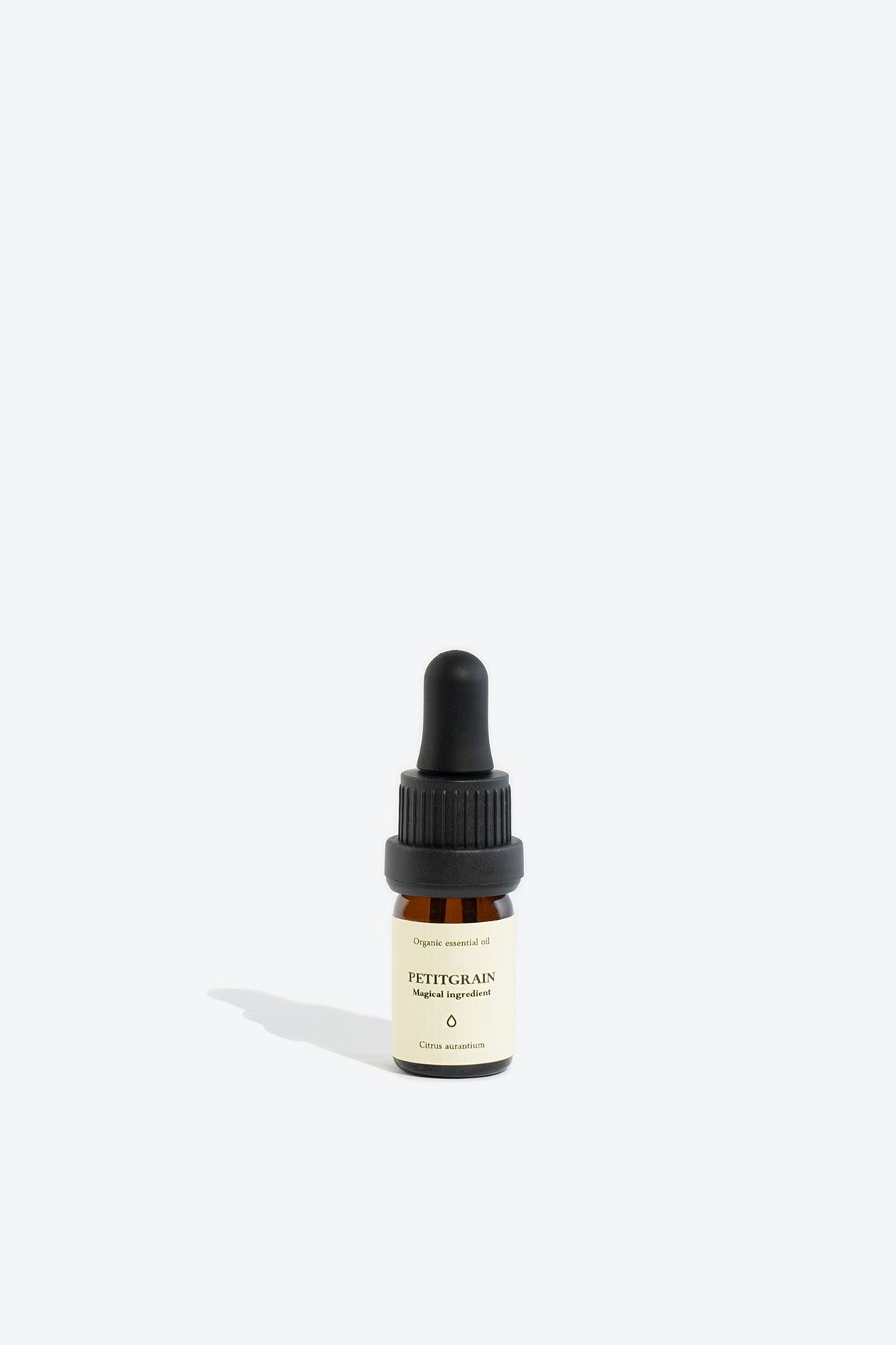 PETITGRAIN essential oil bottle with ritual card for aromatherapy