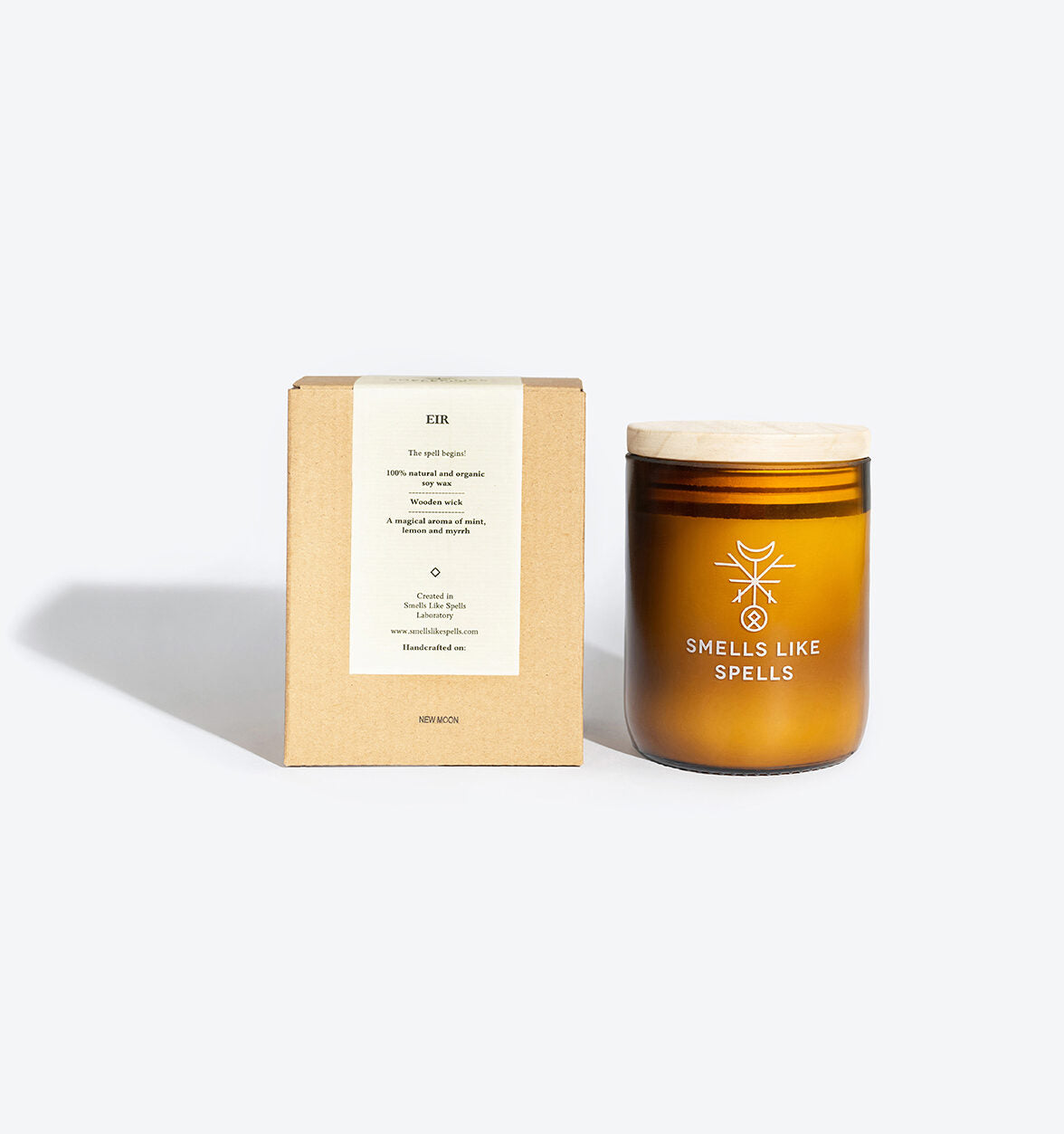 EIR candle lit, warm glow for a healing and immunity ritual