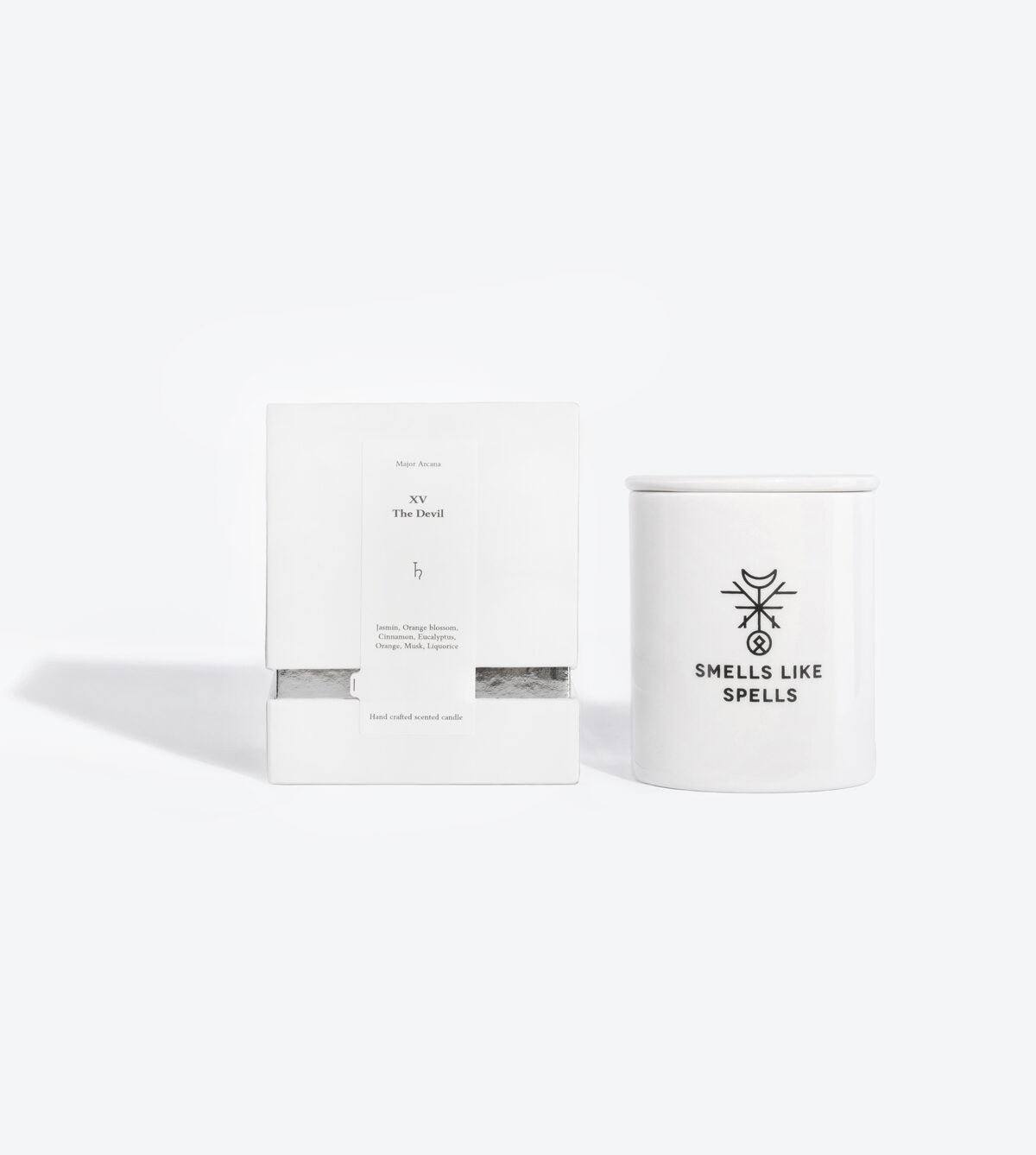 THE DEVIL Tarot candle with included Major Arcana card
